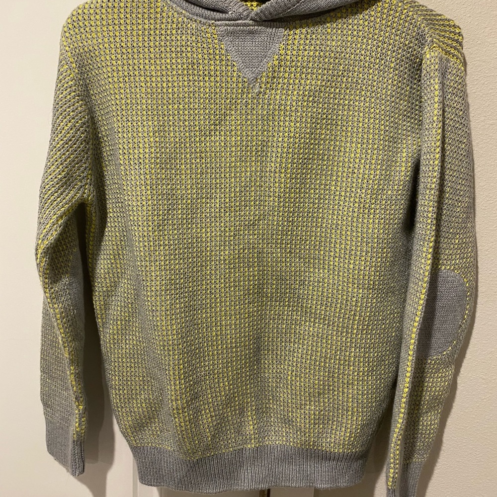 Gray and Yellow Boys Sweater